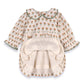 Organic Linen Ina Block Floral Dress and Bloomer Set