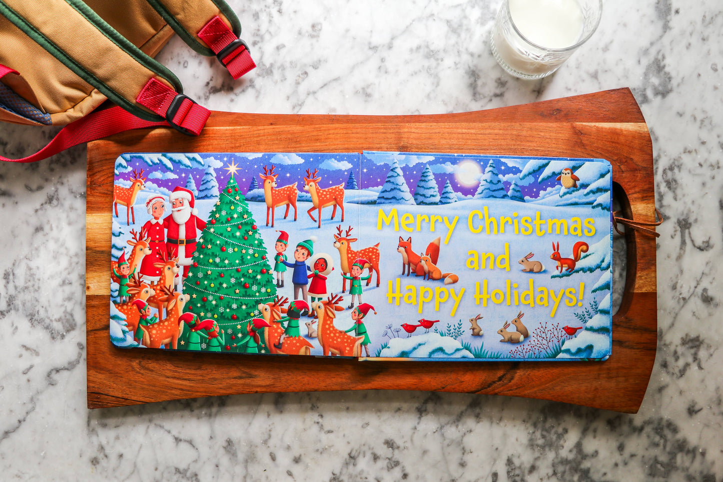 Ten Little Reindeer Board Book