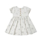 Organic Cotton Puff Sleeve Dress - Tropical