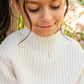 14K Gold-Plated Cross Children's Necklace: 14 inch