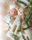Theo the Golden Puppy Stuffed Animal: Little - 13"