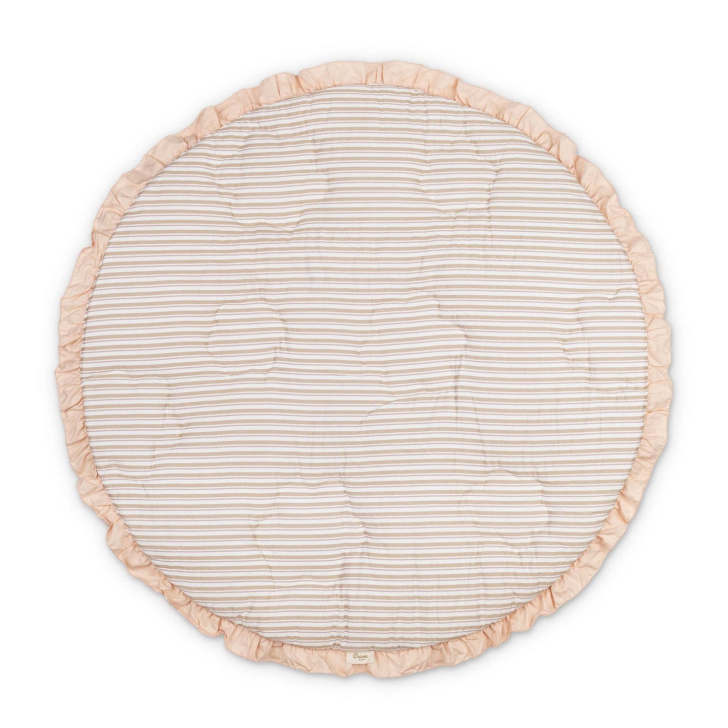 Violet Floral Ruffle Quilted Play Mat