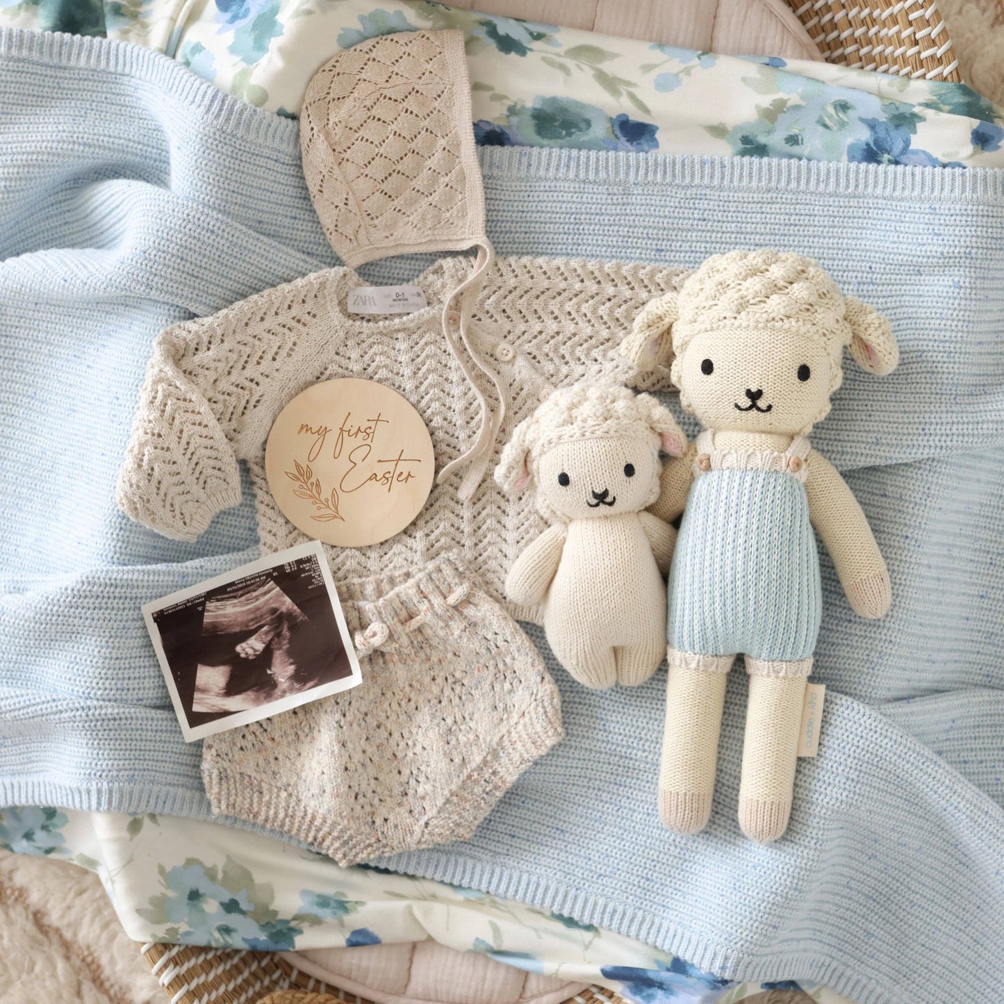 Benjamin the Lamb Knitted Animal: Little - 13"