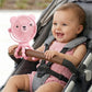 Itzy Breeze 3-Speed Stroller Fan™ - Pink