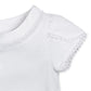 Organic Knit Shirt with White Petal Sleeves
