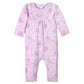Layla on Pink Ruffle Pima Yoke Romper