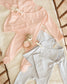 Organic Wrap Shirt + Footed Pant Set - Petal