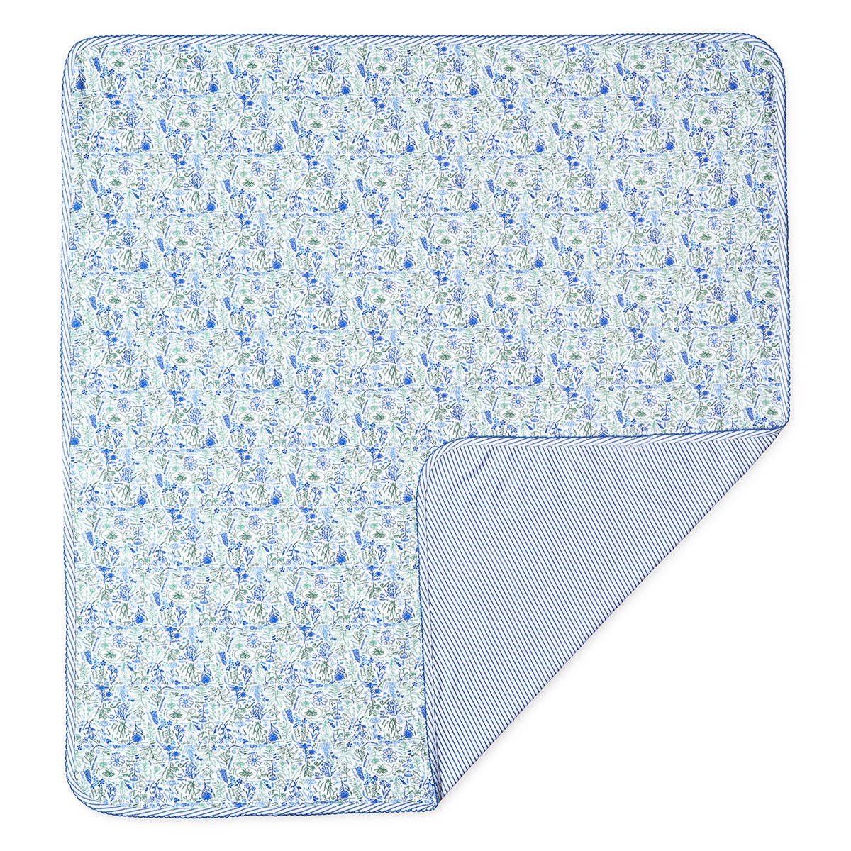 Birth Flowers Pima Baby Blanket