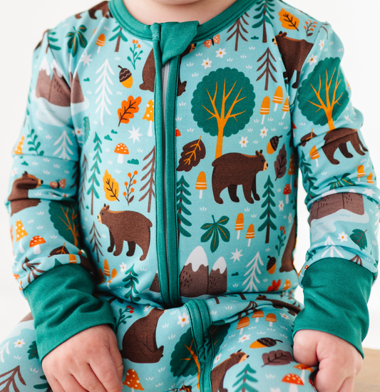 Woody Woodland Bamboo Pajamas