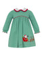 Santa's Sleigh Girl Pima Dress