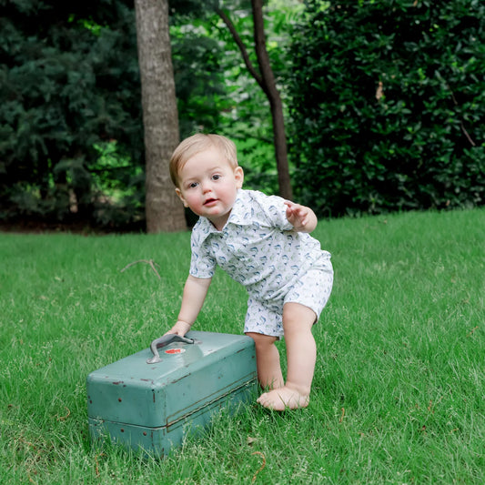 Tripp Pima Polo Shortall - Jumping Trout
