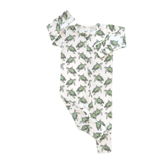 Sea Turtle Convertible Bamboo Romper