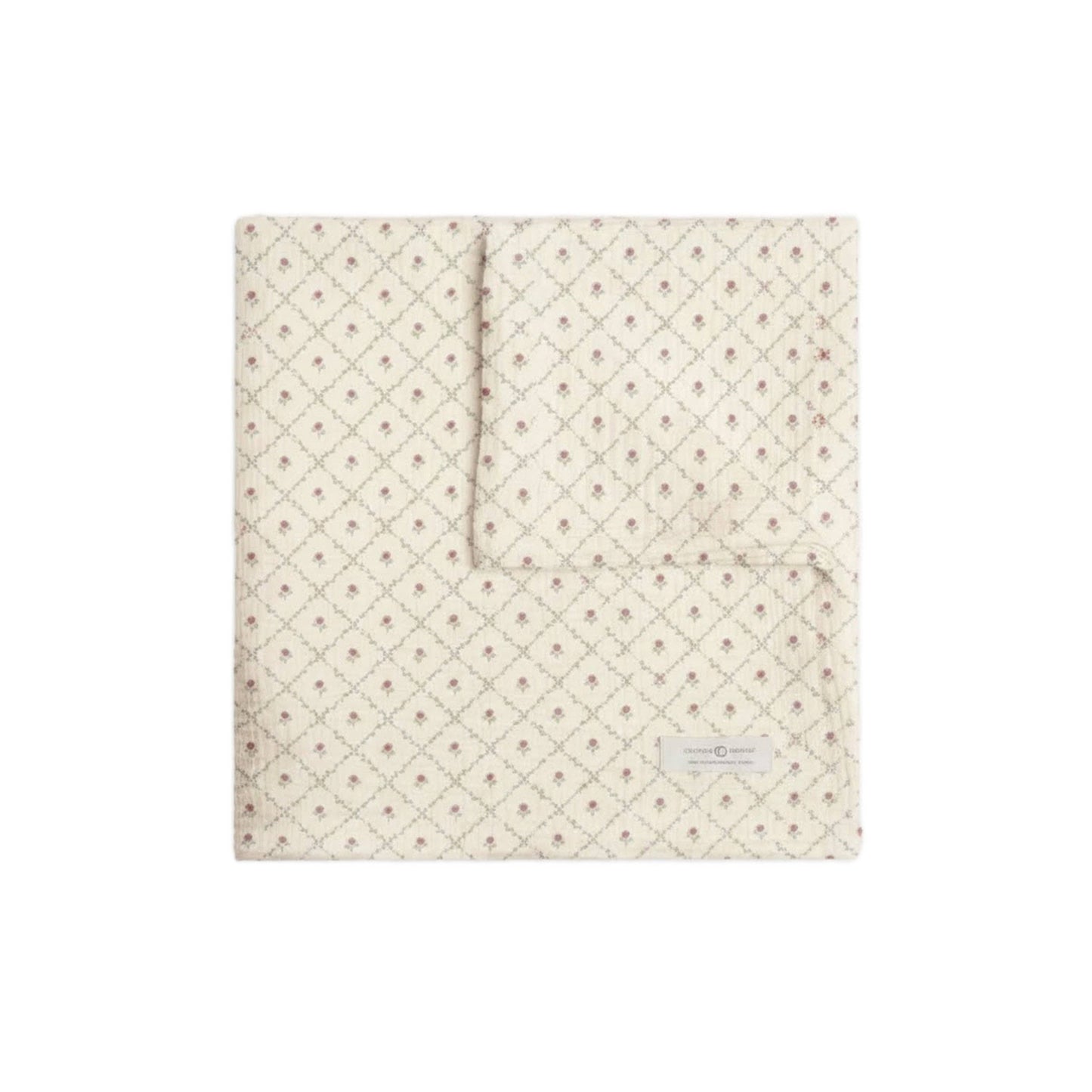 Organic Muslin Swaddle Blanket - Hedge Floral