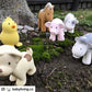 Natural Rubber Horse Teether Rattle