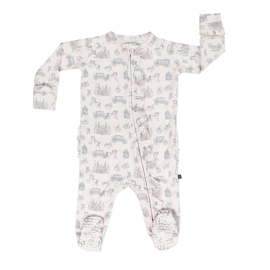 Fairy Godmother Ruffle Bamboo Footie