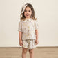 Organic Wild Meadow Collared Shirt & Shorts Set