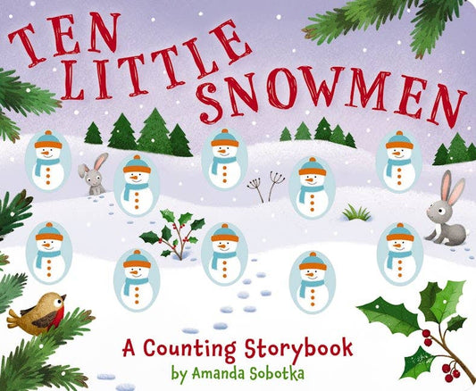 Ten Little Snowmen Board Book