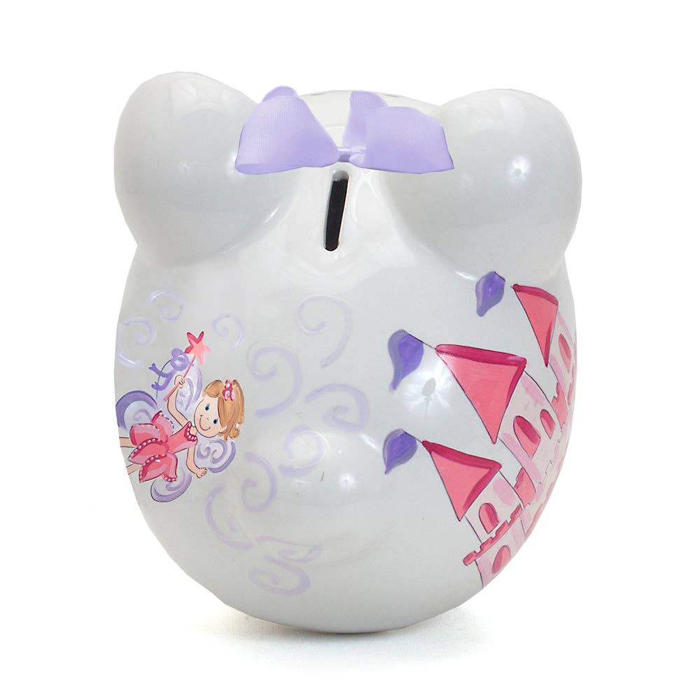 Magic Fairy Castle Large Piggy Bank