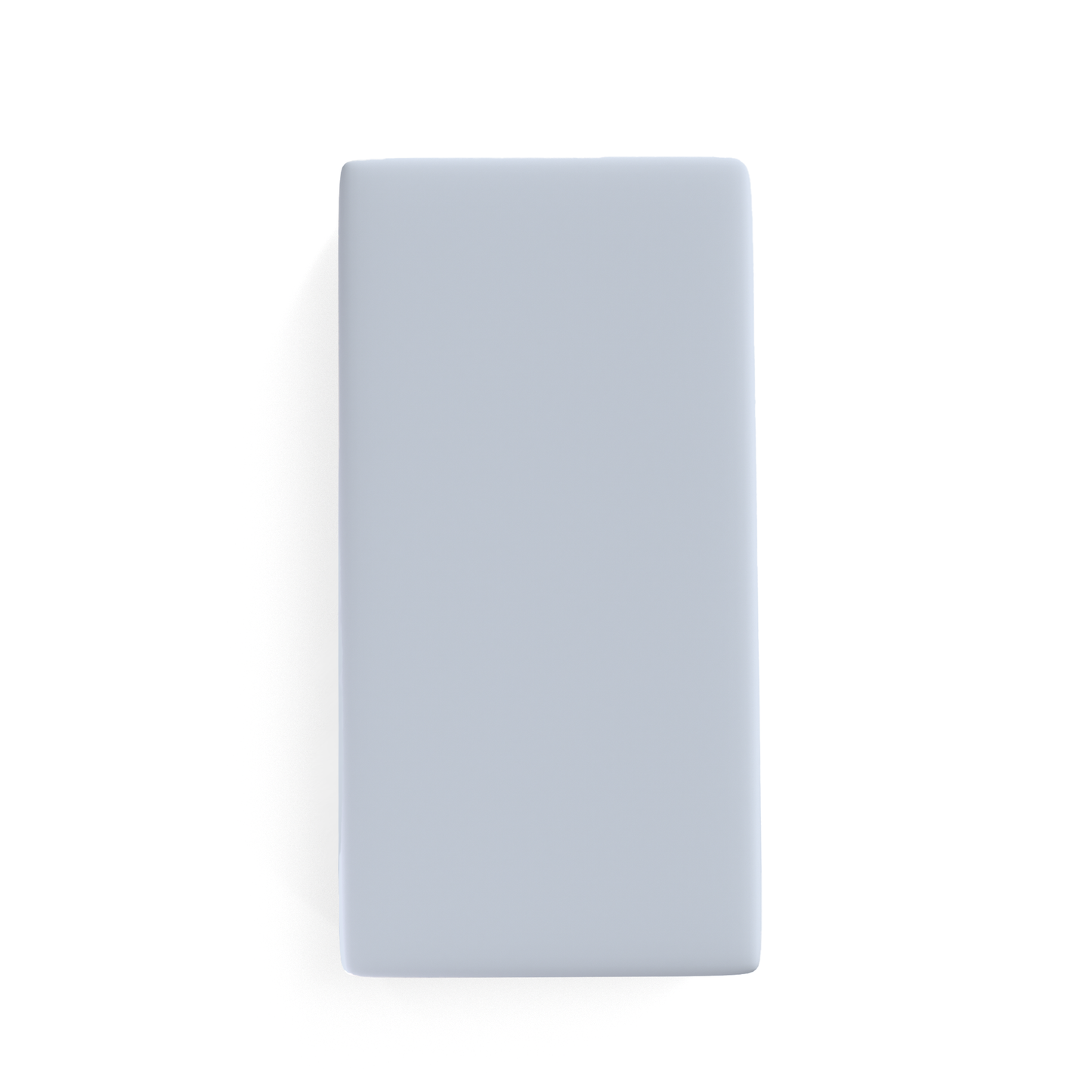 Pima Light Blue Crib Sheet