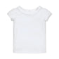 Organic Knit Shirt with White Petal Sleeves
