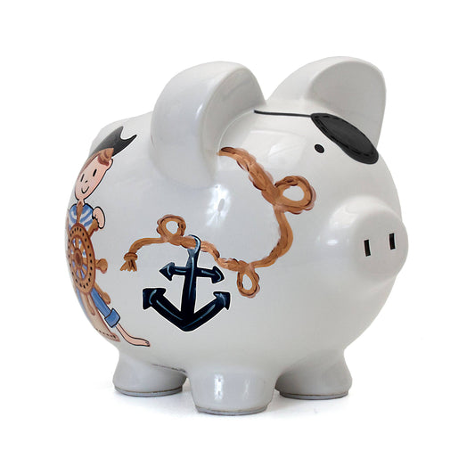 Pirate Large Piggy Bank