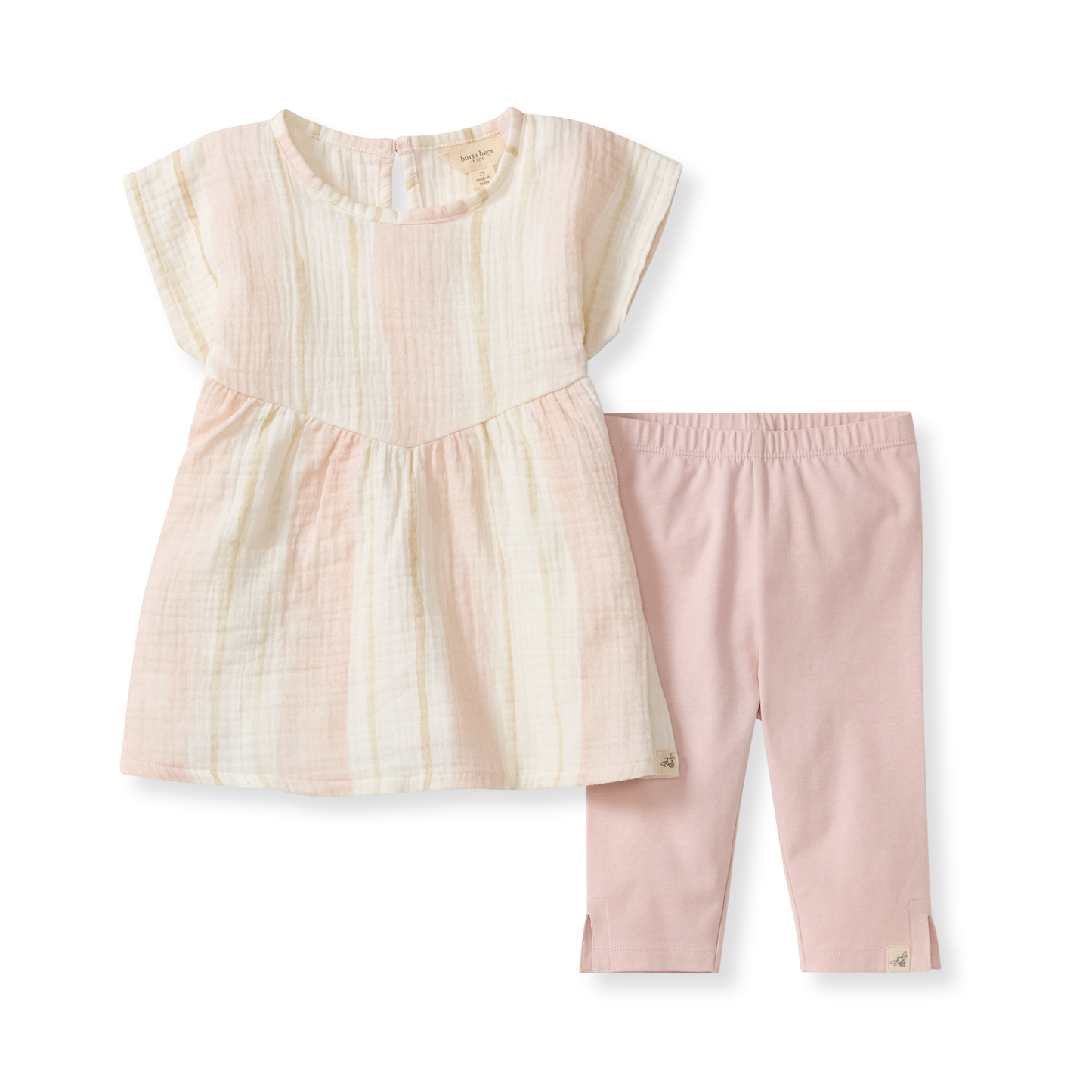Organic Pacific Stripe Shirt & Pants Set