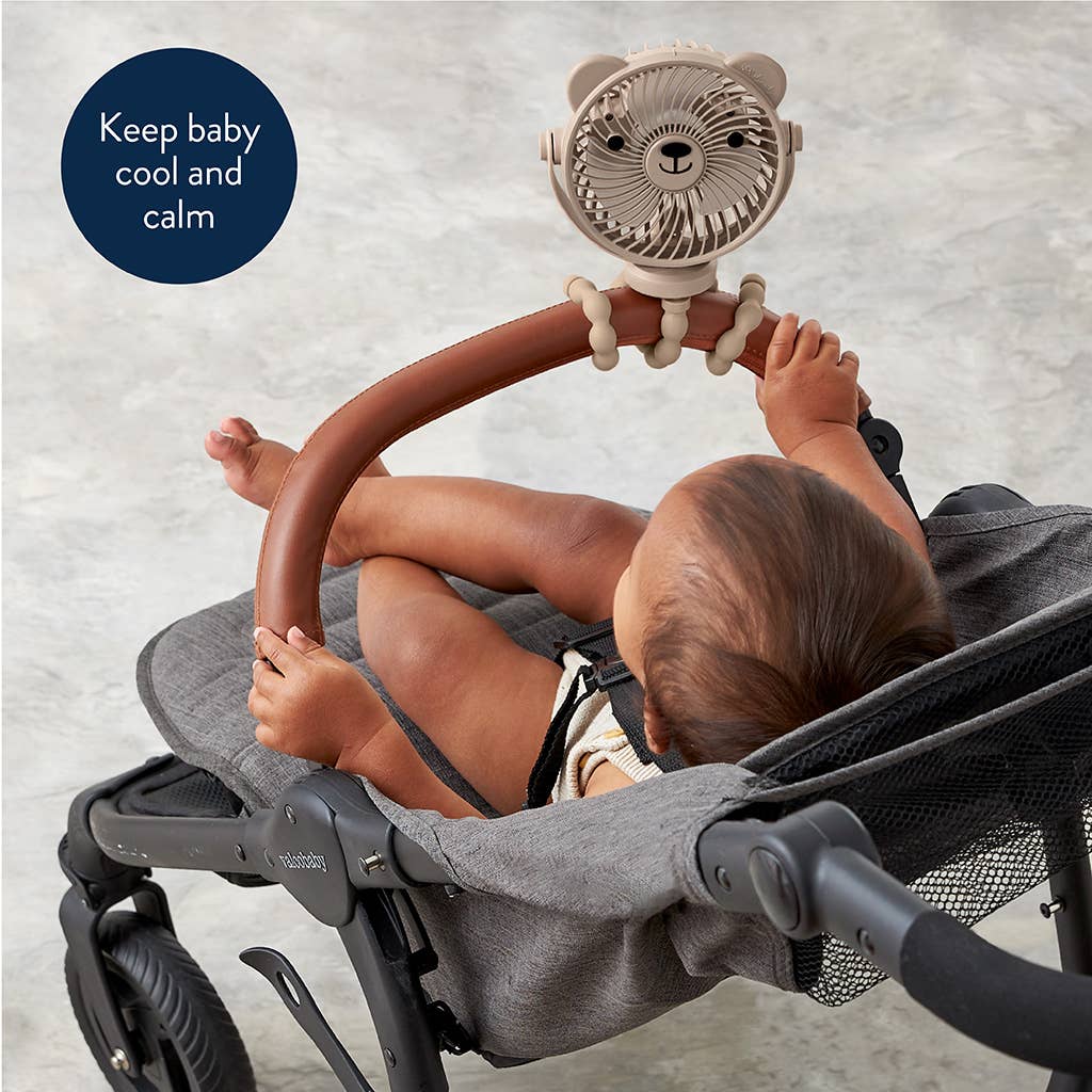 Itzy Breeze 3-Speed Stroller Fan™ - Taupe