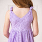 Organic Lavender Eyelet Organic Dress
