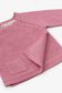 Organic Little Darling Knit Shirt + Pants - Mauve Pink
