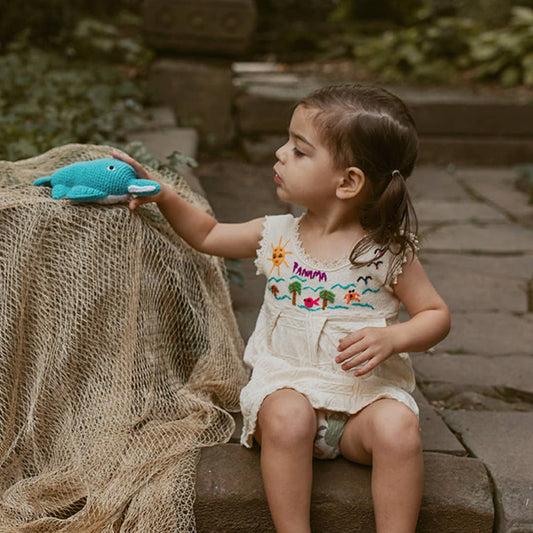 Organic Knitted Sawfish Rattle