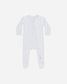 Modal Zip Footie- Stars Fog