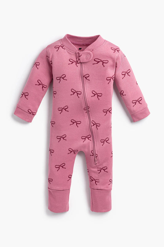 Pink Ribbons Organic Romper