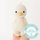 Baby Gosling Knitted Animal