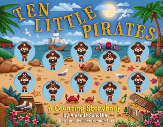 Ten Little Pirates Board Book