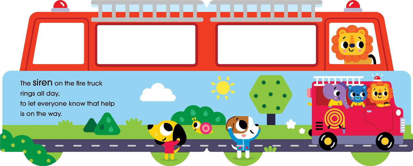 Siren on the Fire Truck Board Book