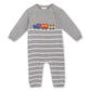 Organic Train Applique Jumpsuit