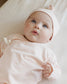 Organic Wrap Shirt + Footed Pant Set - Petal