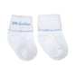Little Brother Embroidered Pima Socks