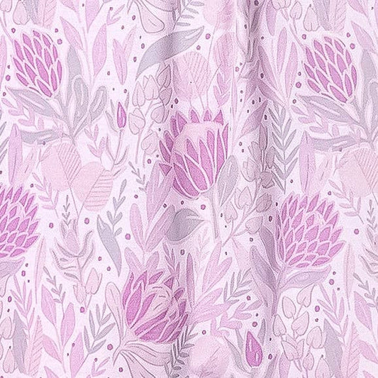 Layla on Pink Ruffle Pima Yoke Romper