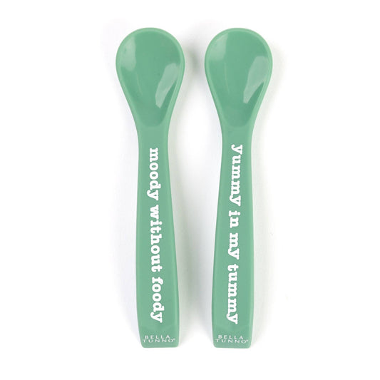 Moody Yummy Tummy Spoon Set: Blue