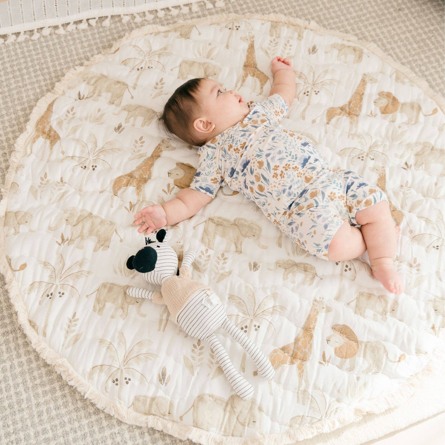 Safari Quilted Play Mat