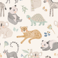 Safari Friends Bamboo Knotted Gown + Hat Set