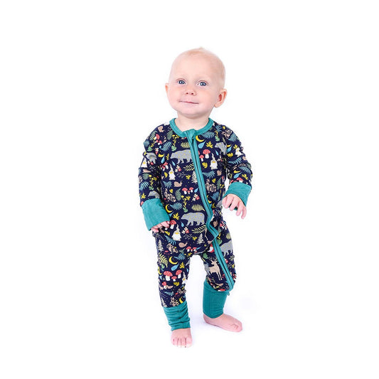 Night Forest Bamboo Convertible Pajamas