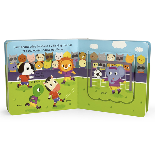 Let's Play Soccer Lift-a-Flap Board Book