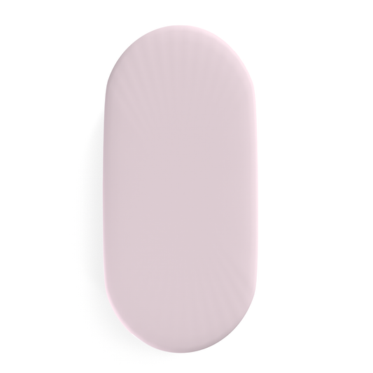 Pima Bassinet Sheet/Changing Pad Cover- Light Pink