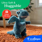 13" Fuzzlez Dragon Stuffed Animal
