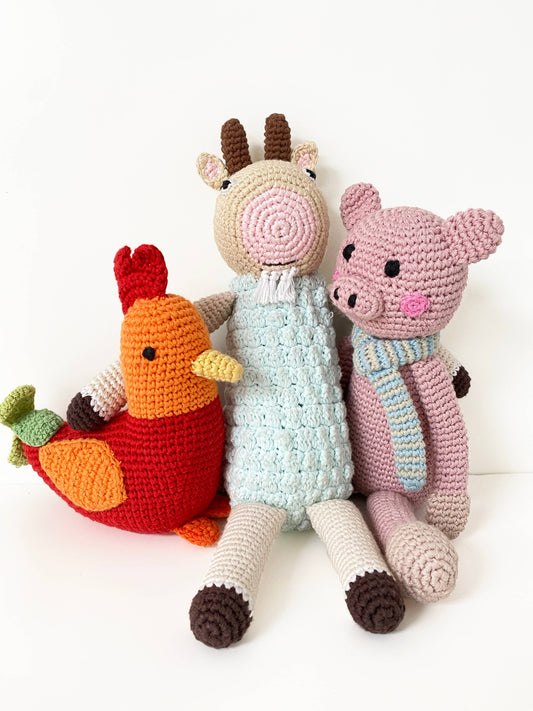 Silky Goat Knitted Toy