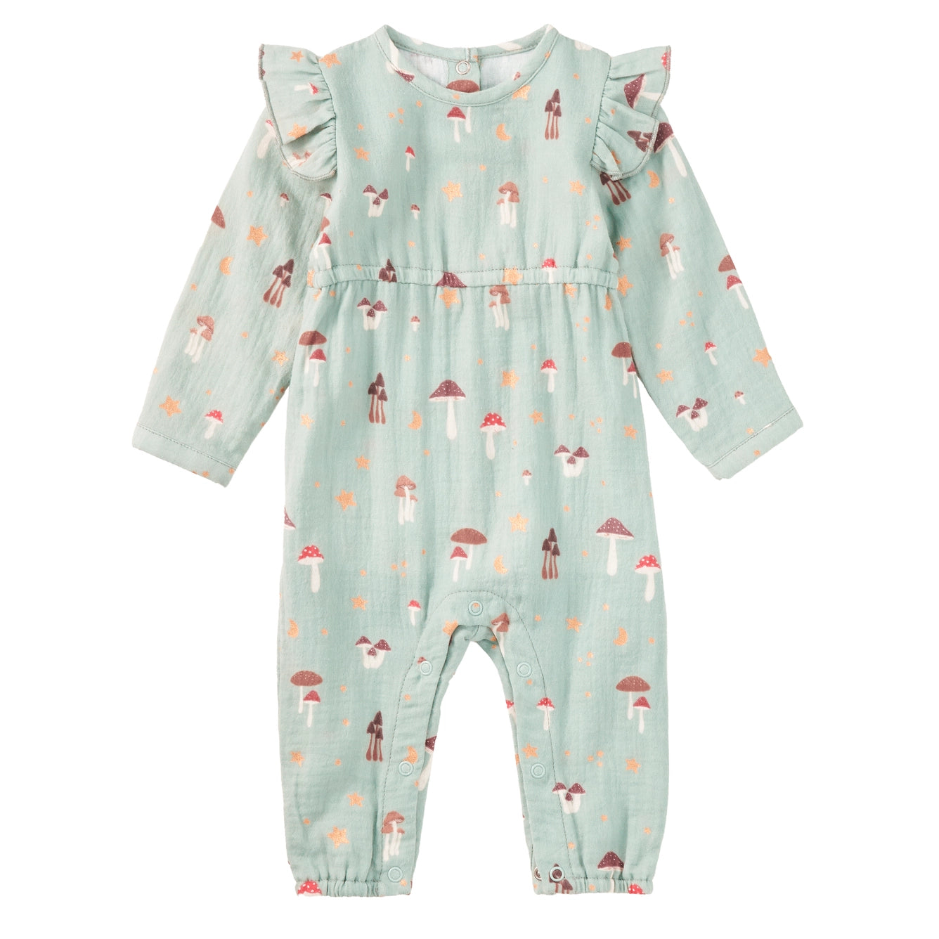Dreamcap Forest Muslin Ruffle Romper