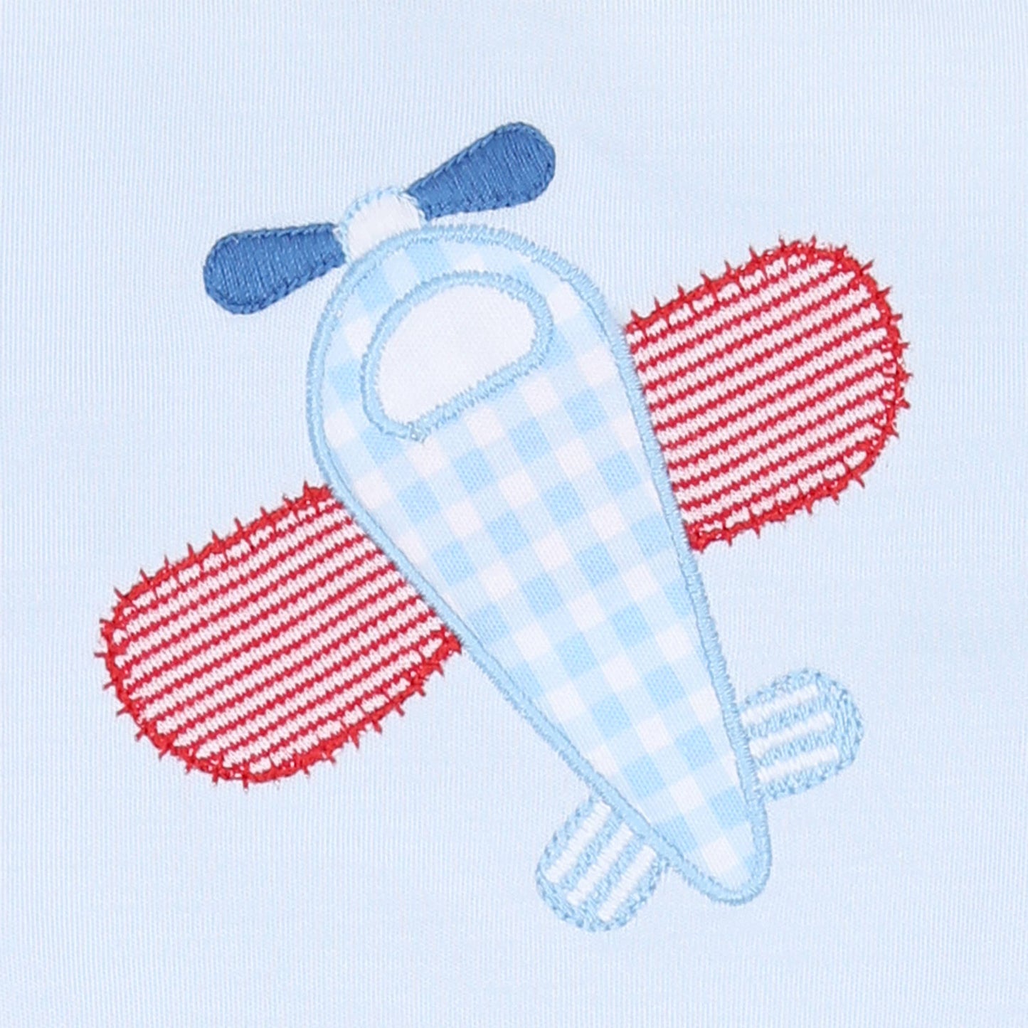 Propeller Pals Applique Pima Playsuit