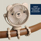 Itzy Breeze 3-Speed Stroller Fan™ - Taupe